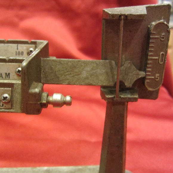 VTG 40'S OHAUS TRIPLE BEAM BALANCE SCALE, ALL METAL SCALE - Picture 4 of 8